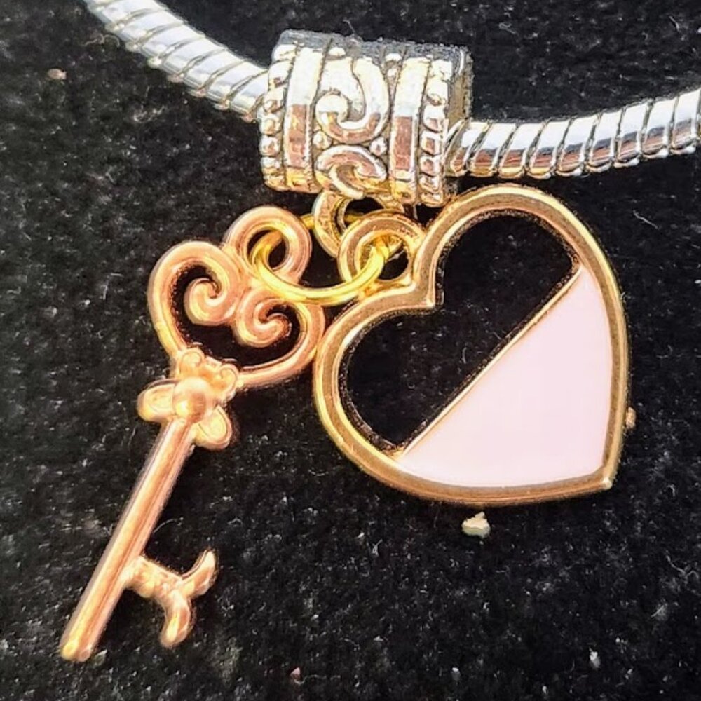 Handmade Mixed Metal Charm Bracelet